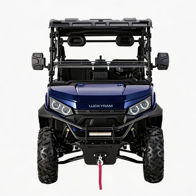 10KW AC Motor 4WD Electric UTV Kéo 1000kg cho trang trại săn bắn