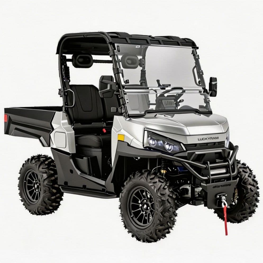 Động cơ AC 10KW 4WD Điện UTV kéo 1000kg cho trang trại săn bắn