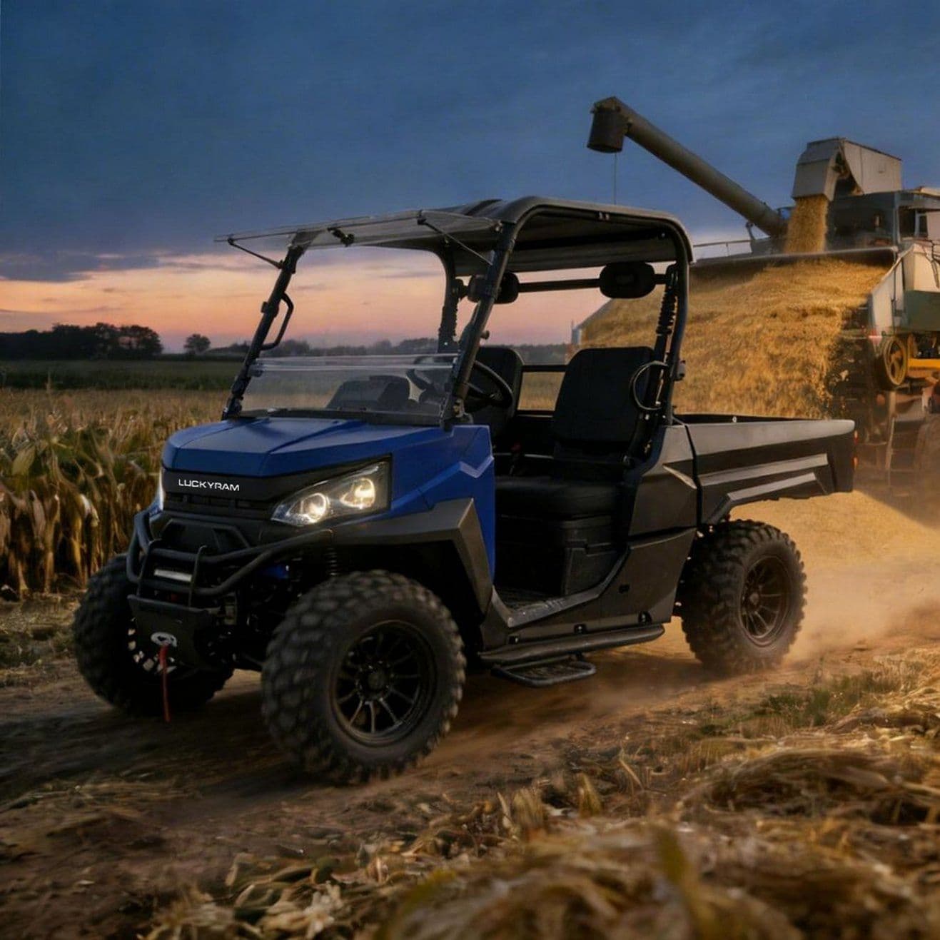 Lốp xe điện 4WD UTV 14 inch kéo 1000kg để bảo trì tài sản